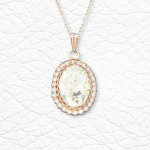 Diamond Sky Jewelry Kaklo papuo&scaron;alas moterims DiamondSky "Solar Illusion" su Swarovski kristalais