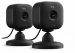 Amazon Blink - &bdquo;Mini 2&ldquo; i&scaron;manioji vidaus apsaugos kamera, 2 vnt., juodos spalvos rinkinys