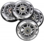 PU 80x24 82A Juodas N (4 vnt.) + ABEC-9 (8 vnt.) NILS EXTREME SET