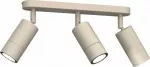 Lubinis &scaron;viestuvas Luminex Luminex Link 9528 lubų lempos juostelės lubų lempos 3x8W GU10 smėlio spalvos