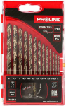 Grąžtas Pro-Line Proline HSSCO DIN338 metaliniai grąžtai, &scaron;lifuoti, 13 vnt (2-8 mm) prolino