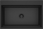 Deante granitinė virtuvinė plautuvė su magnetais Deante Magnetic ZRM_G10B, Metallic graphite