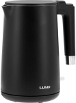 Virdulys Toya Sa Poland ELECTRIC KETTLE 1.5L Juodas, COOL TOUCH (68206)
