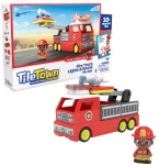 TileTown Tile Town - Fire Truck, Magnetic Building and Play Set with Light and Sound (90314)