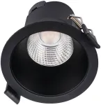 6W LED įleidžiamas &scaron;viestuvas PT 09, matinės juodos sp., 4000K, IP44