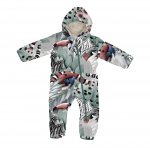 Rubies Lodger slidininko kombinezonas su gobtuvu, 6-12 mėnesių, 74 dydis, Parrot SK 595_6-12