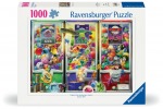 Ravensburger Dėlionė 1000 vnt. - Gyvūnai, ateiviai ir nindzės