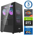 Stacionarus kompiuteris INTOP AQUA Ryzen 7 7700X 16GB DDR5 2TB SSD M.2 NVME RTX5060Ti 16GB WIN11 (RW44980WH)
