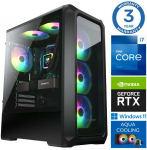 Stacionarus kompiuteris INTOP AQUA i7-14700F 64GB DDR5 2TB SSD M.2 NVME RTX5060Ti 16GB WIN11 (RW44884WH)