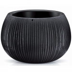 Betoninis dubuo sodo puodas 29 cm juodas PROSPERPLAST