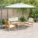 Sodo Sofų Rinkinys 4 pcs Ruda 120 x 65,5 x 79 cm