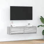 TV staliukas Televizoriaus spintelė Pilka sonoma ąžuolo 100 x 31 x 25.5 cm