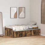 Lova Lovos rėmas Rūkyta ąžuolas 90 x 200 cm Apdirbta mediena