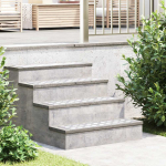 Laiptų danga Stačiakampio 4 pcs Sidabro 70 x 20 cm Aliuminis