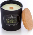 Continental Sojų skonio žvakė &bdquo;Bamboo Forest&ldquo;, juoda, 135 g