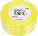 Brewis Satininė juostelė kanarėlių geltonumo 38mm x 32m