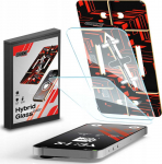 &bdquo;GrizzGlass HybridGlass Easy Hybrid Glass&ldquo;, skirtas &bdquo;Apple iPhone 15 Plus&ldquo; [2 vnt. pakuotė]