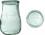 Stiklainis, 1750 ml, su dangteliu, &bdquo;Tulip&ldquo;, 4 vnt.