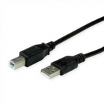 USB kabelis XXX_Assmann (Digitus) USB-A - USB-B 1,8 m juodas (11.45.8818)