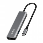 USB-C &scaron;akotuvas &ndash; &bdquo;Ulanzi C060 4-in-1 HDMI USB-A USB-C 100W PD 1080p 60Hz&ldquo;