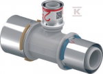 Uponor S-PRESS PLUS TEE Raudonas PPSU 50-25-40