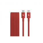 Apple &bdquo;Beats&ldquo; USB-C&ndash;USB-C austas laidas (1,5 m) &ndash; greitas, raudonas
