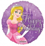 Globos Europe Bv Princesės gimtadienio sveikinimai su folijos kamuoliuku