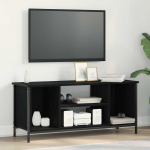 TV staliukas Televizoriaus spintelė Juodas ąžuolas 102 x 35 x 45 cm