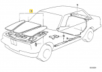 Bmw E30 3' Garsų Izoliacijos Rinkinys Originalus 51481925437