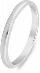 Brilio Silver Minimalistinis sidabrinis vestuvinis žiedas RI149W