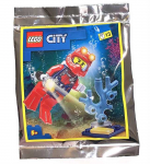 LEGO kaladėlės 952012 "City" naras su fakelo mai&scaron;eliu