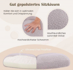 Promotions Sukamasis darbo kėdė, 73.7x68.6x80-87.6 cm, smėlio spalvos