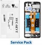 &bdquo;ServicePack&ldquo; LCD ekranas, skirtas SAMSUNG A06 A065 GH81-26440A juodas