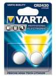 Varta 2x CR2430, Vienkartinės baterijos, CR2430, Ličio, 3 V, 2 vnt., 280 mAh