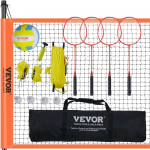 Ne&scaron;iojamas tinklinio, badmintono rinkinys, reguliuojamas auk&scaron;tis, patvari konstrukcija, lengvas surinkimas