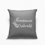 Dekoratyvinė pagalvėlė "Geriausia dukrelė"