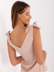 Rue Paris Top-WN-TP-1705.69-smėlio spalva