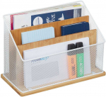 Relaxdays Stalinis organizatorius, 20x29x14 cm, Natūrali, Balta