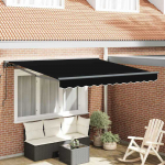 Markizės rėmas Juodas 300 x 250 cm Poliesteris su PU danga