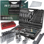 Partner Įrankių rinkinys 216el. 1/4", 3/8", 1/2" (6-kątnych) (4-32mm) PREMIUM