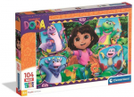 Clementoni Dėlionė 104 vnt. - Dora
