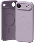 Mercury Semi-Silicone MagSafe dėklas skirtas Apple iPhone 17 Air levandų spalvos