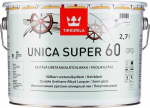 Drėgmei atsparus greitai džiūstantis lakas TIKKURILA UNICA SUPER 60, pusiau blizgus, 2,7 l