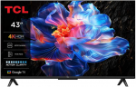 Televizorius TCL 43P69K TV 109.2 cm (43") 4K Ultra HD Smart TV Wi-Fi Juodas