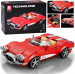 Jokomisiada Techniniai blokeliai Retro automobilis Raudonas CABRIOLET i&scaron; 1950-ųjų 311 dalių ZA5790