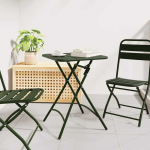 Bistro stalas Tamsiai žalia 55 x 55 x 72,5 cm