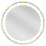 Vonios veidrodis Mexen Esso Gold su LED ap&scaron;vietimu ir apsauga nuo rasojimo, 60 cm