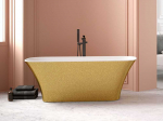 Vonia Besco Assos S-Line Glam Gold, 160 x 70 cm, su klik-klak chrome