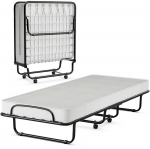 Bonideco Select Sulankstoma lova 190x80x39cm., baltos/juodos spalvos