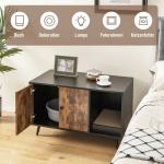 Bonideco Select Kačių tualetas 90x50x54cm., juodos/rudos spalvos